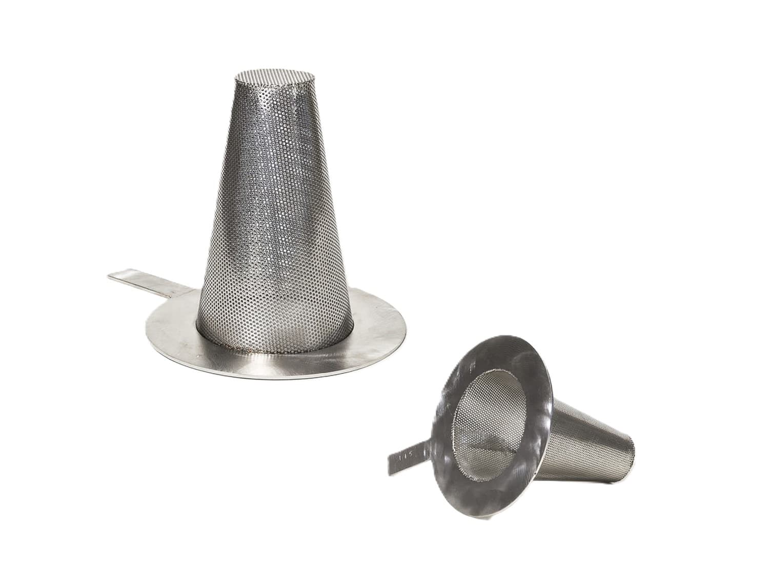 Zirconium 702 Temporary Cone Strainers